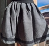 Сива,вълнена пола р-р С/М/Л, снимка 4