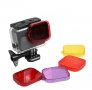 Комплект цветни филтри за водоустойчивия корпус на GoPro Hero 5/6/7, снимка 1 - Обективи и филтри - 27783628
