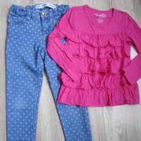 Комплекти от блузка и дънки за детска градина за 6 год., снимка 5 - Детски комплекти - 28518543