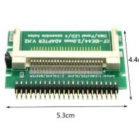 ANIMABG Преобразувател от CF Compact flash карта към мъжко IDE ATA за връзка към дъно на PC компютър, снимка 3 - Други - 44084406