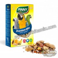 PINNY PREMIUM MIX храна за големи папагали с плодове, бисквити и витамини 1кг PINNY Premium Mix Parr, снимка 1 - За птици - 38131881