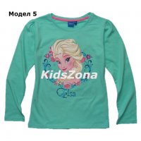 Нова цена! Детска блуза Frozen 4, 5, 6 и 8 г. - М1-3, снимка 1 - Детски Блузи и туники - 26379678