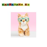 Плюшено коте с очила, Рей Бен 6234, снимка 1 - Плюшени играчки - 42938058