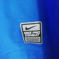 Nike Pro Combat Compression Dry-Fit оригинална мъжка тениска фланелка, снимка 5 - Тениски - 38088219