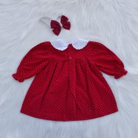 Коледна рокля - 9 месеца, снимка 6 - Бебешки рокли - 38661581