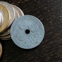 Монета - Белгия - 25 цента | 1943г., снимка 1 - Нумизматика и бонистика - 28680995