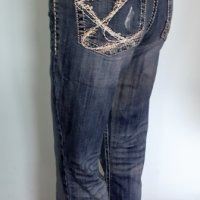 Дизайнерски дънки Silver jeans by "Aiko"® / широки крачоли, снимка 6 - Дънки - 28855006