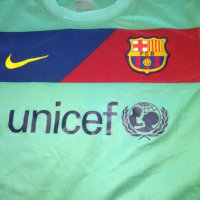 Barcelona футболна тениска  2010 - 2011 гости Nike M юноши 140-150cm, снимка 3 - Футбол - 32509266