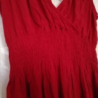 Дамска къса рокля в червен цвят р-р S, снимка 8 - Рокли - 43062014