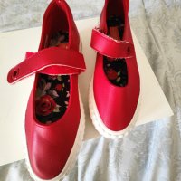 Червени сладурски обувки Rocket Dog, номер 36, снимка 6 - Дамски ежедневни обувки - 43062813