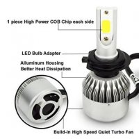 Комплект 2бр. Крушки H1 H3 H8 H11 12V 36W LED Диодни COB C6, снимка 7 - Аксесоари и консумативи - 32932426