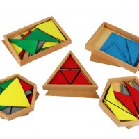 Конструктивни триъгълници Монтесори / всички Монтесори материали, снимка 3 - Образователни игри - 28337922