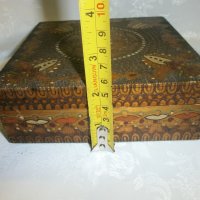 Стара Дървена Кутия с Пирограф - № 2 , снимка 8 - Антикварни и старинни предмети - 26811500
