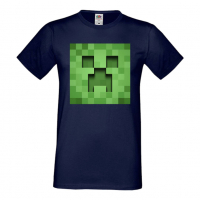 Мъжка тениска Creeper Face 3,майнкрафт,Minecraft,Игра,Забавление,подарък,Изненада,Рожден Ден., снимка 11 - Тениски - 36492795