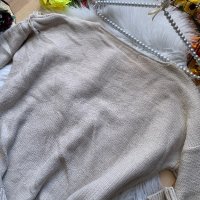 Бежов пуловер Reserved limited, снимка 3 - Блузи с дълъг ръкав и пуловери - 43034066