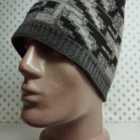 Мъжка плетена шапка - мпш29, снимка 1 - Шапки - 43301442