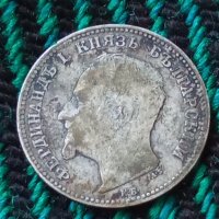 Сребърна монета 1 лев 1891 година Фердинанд 39705, снимка 4 - Нумизматика и бонистика - 43905370