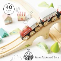 Нов Le Toy Van Интерактивен Дървен Влак 40 Части - Играчка за Развитие, снимка 4 - Образователни игри - 43523024