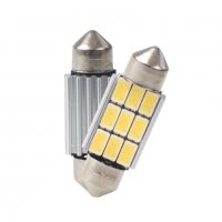 3000051435 Комплект Led Крушки C5W 36Mm 9Xsmd5630 12V Canbus M-Tech 616972, Бял, снимка 3 - Аксесоари и консумативи - 28928813