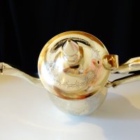 Английска кана,никелово сребро 1 литър. , снимка 4 - Антикварни и старинни предмети - 26885273