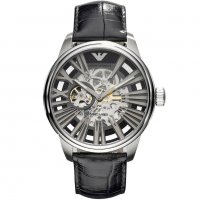 Mъжки механичен часовник Emporio Armani AR4629 Skeleton -35%, снимка 5 - Мъжки - 39079808