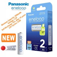 Издръжливи акумулатрони батерии Panasonic Eneloop HR06 AA 2000mAh 1.2V, снимка 1 - Къмпинг осветление - 40279085