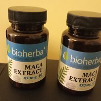 Maca Extract За повишаване на сексуалността 470 мг x60 капсули Bioherba, снимка 1 - Хранителни добавки - 44041885