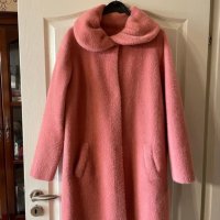 Ново меко бебешко розово палто  one  size универсален размер, снимка 1 - Палта, манта - 44003823