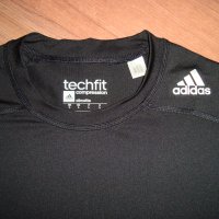 ADIDAS TECHFIT - Блуза компресионна, снимка 4 - Спортни дрехи, екипи - 27080958