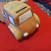 керамична фигурка автомобил на пикник UK 60те години, снимка 5 - Декорация за дома - 43136030