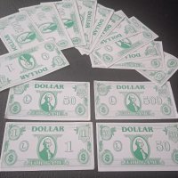 Банкноти Долари  за игра, забавление, шега, снимка 3 - Други игри - 43331019