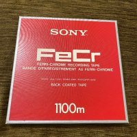 Празна алуминиева магнетофонна ролка Sony 26cm FeCr с оригинална кутия, снимка 1 - Други - 43352803