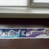 Zenit Saint Petersburg - Anderlecht Champions League колекционерски шал , снимка 1 - Футбол - 39632884