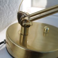 Немска настолна месингова лампа, снимка 15 - Настолни лампи - 43240608
