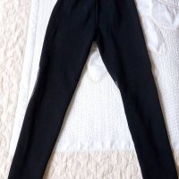 Детски черен ластичен панталон клин LC Waikiki  ръст 128 - 134см, снимка 4 - Детски клинове - 32438659