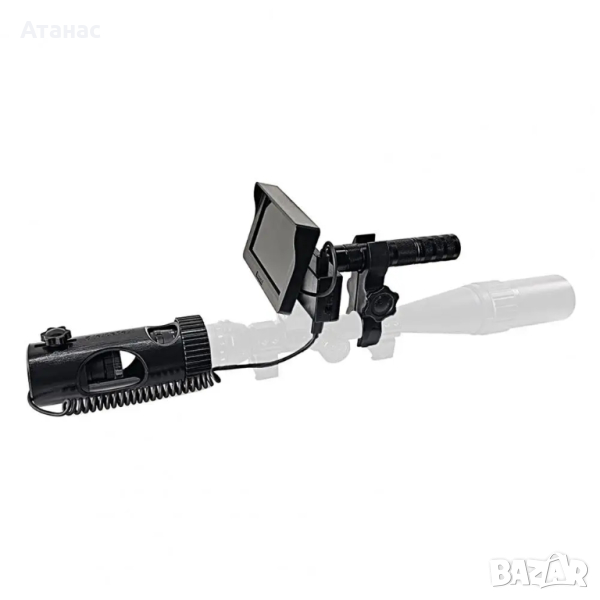 Приспособление за нощно виждане с камера и инфрачервен осветител, снимка 1