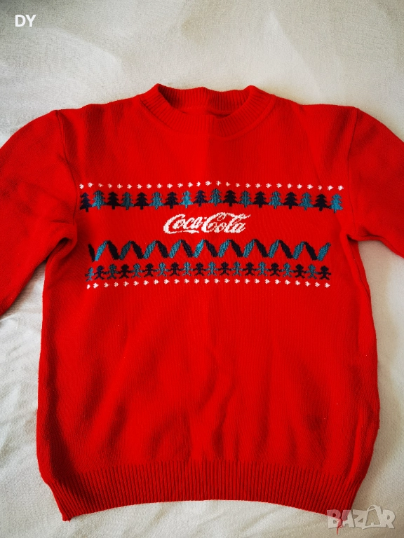 Коледен пуловер Coca cola размер L, снимка 1