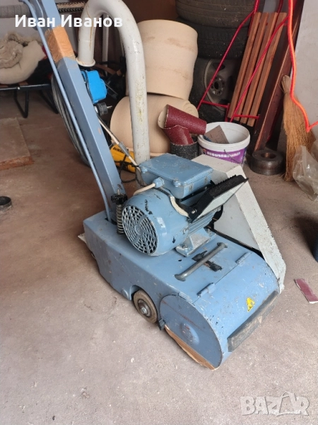 машина за циклене на паркет, снимка 1