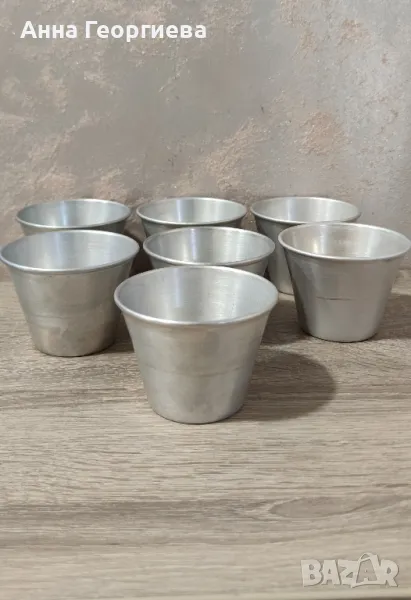Алуминиеви купички за крем карамел., снимка 1