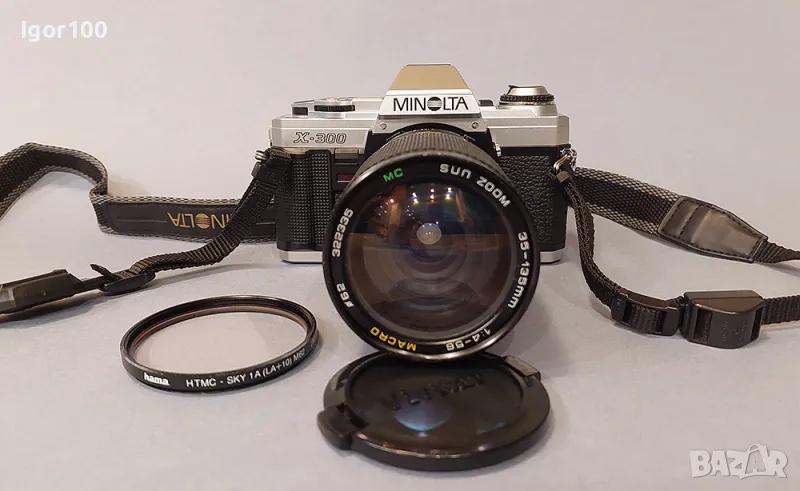 MINOLTA Х-300 - филмов фотоапарат, снимка 1