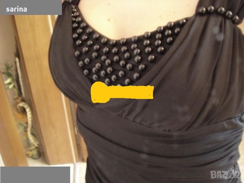 къса черна рокля, снимка 1