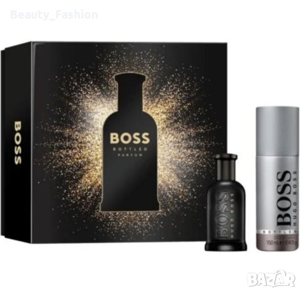 Комплект BOSS BOTTLED ПАРФЮМ 50 МЛ. BOSS BOTTLED PARFUM ДЕЗОДОРАНТ СПРЕЙ 150 МЛ., снимка 1