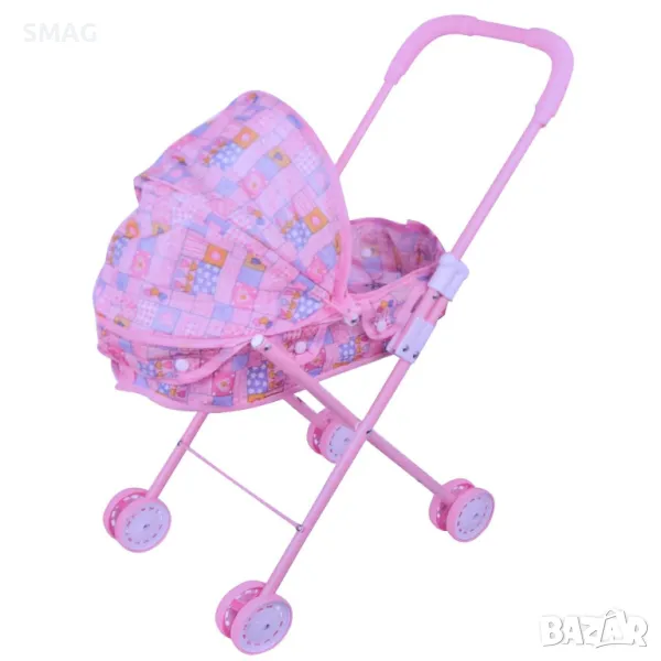 Количка за кукли Port Bebe Розова 53см S_1137059, снимка 1