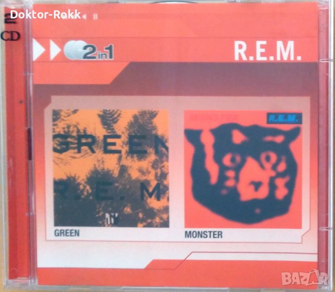 R.E.M. – Green / Monster (2008, CD), снимка 1