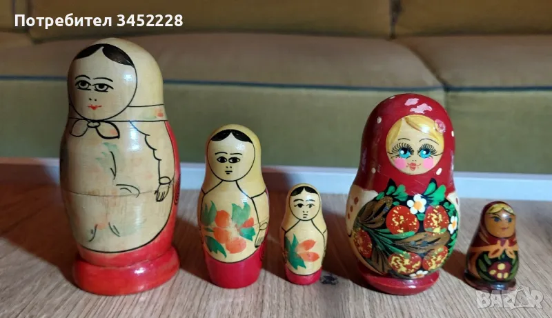 матрйошки ретро за ценители 5 броя , снимка 1