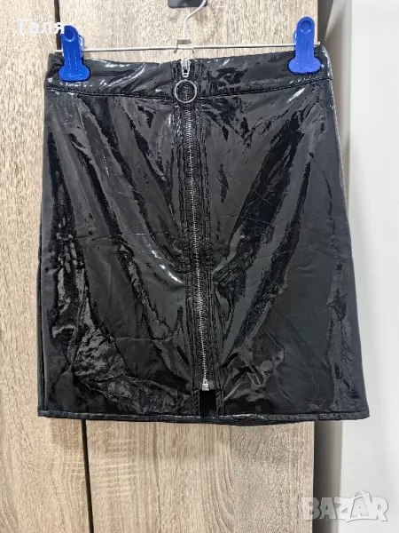 Къса кожена пола, снимка 1