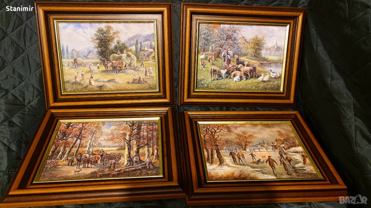 Сет от картини пейзаж , снимка 1