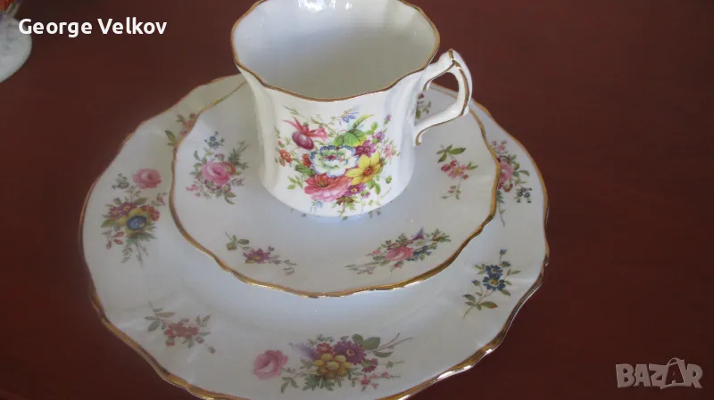 Hammersley Howard Sprays (Хамърсли),троен сет кафе/чай, снимка 1