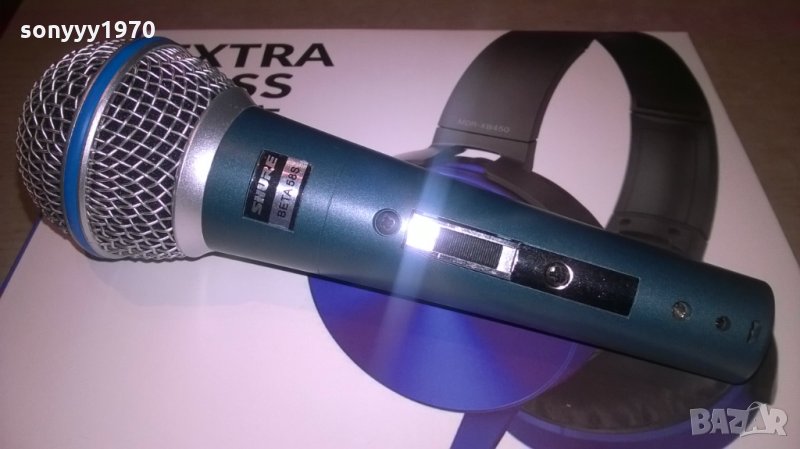 shure beta sm58s-profi-жичен/вокален-внос швеицария, снимка 1