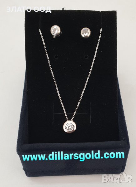 Златни синджири и медальони, бяло злато 14К, снимка 1